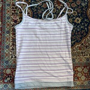Urban Outfitters Lavender and White Striped Camisole